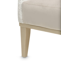 Yvette Medium Champagne/Porcini Accent Chair - Ornate Home