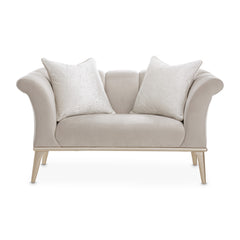 Yvette Medium Champagne/Porcini Chair and a Half - Ornate Home