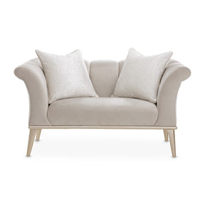 Yvette Medium Champagne/Porcini Chair and a Half - Ornate Home