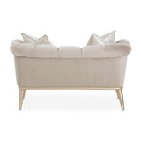 Yvette Medium Champagne/Porcini Chair and a Half - Ornate Home