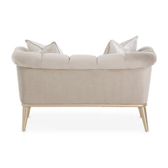 Yvette Medium Champagne/Porcini Chair and a Half - Ornate Home