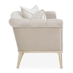 Yvette Medium Champagne/Porcini Chair and a Half - Ornate Home