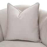Yvette Medium Champagne/Porcini Sofa - Ornate Home