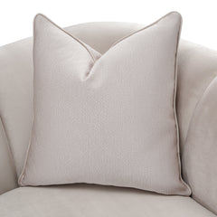 Yvette Medium Champagne/Porcini Sofa - Ornate Home