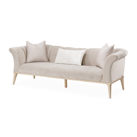Yvette Medium Champagne/Porcini Sofa - Ornate Home