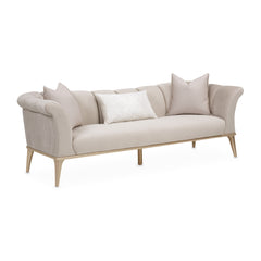 Yvette Medium Champagne/Porcini Sofa - Ornate Home