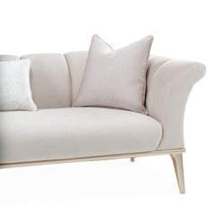 Yvette Medium Champagne/Porcini Sofa - Ornate Home