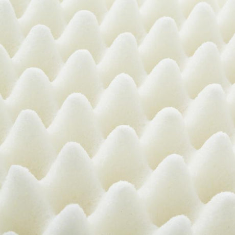 Z Convolution Gelled White Queen Mid Loft Microfiber Pillow - Ornate Home