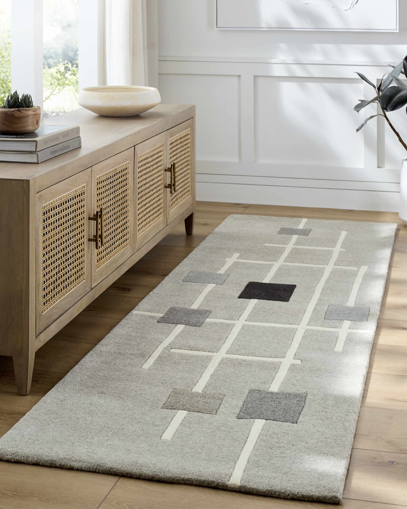 Usman Modern Wool Rug - Clearance