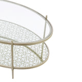 Zaba Silver Coffee Table - Ornate Home