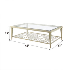 Zaba Silver Coffee Table - Ornate Home