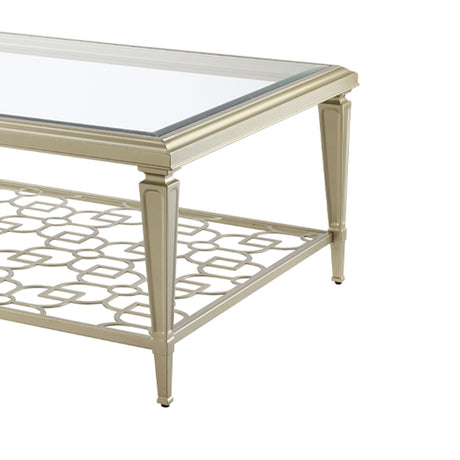 Zaba Silver Coffee Table - Ornate Home