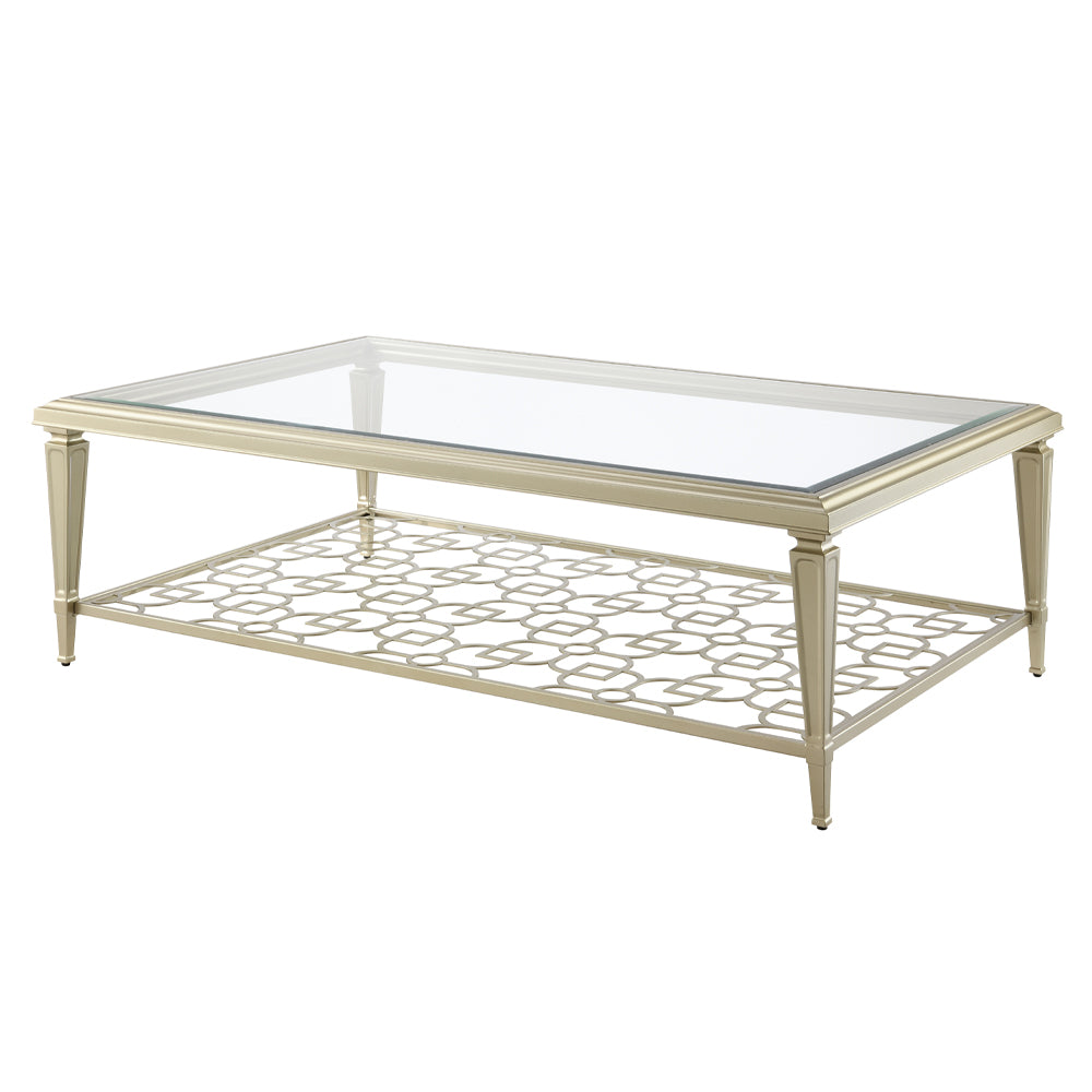 Zaba Silver Coffee Table - Ornate Home