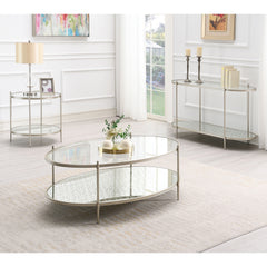 Zaba Silver End Table - Ornate Home
