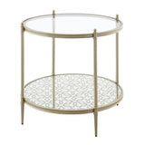 Zaba Silver End Table - Ornate Home