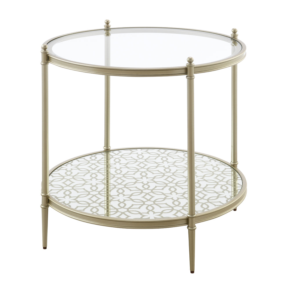 Zaba Silver End Table - Ornate Home