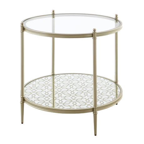 Zaba Silver End Table - Ornate Home