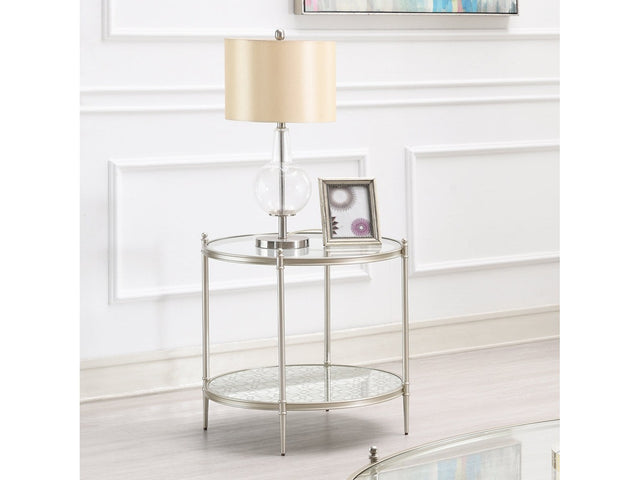 Zaba Silver End Table - Ornate Home