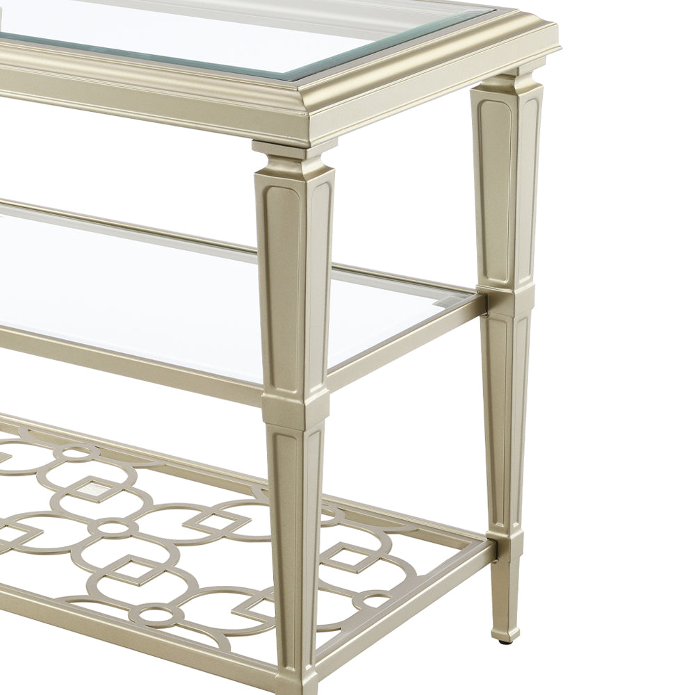 Zaba Silver End Table - Ornate Home