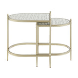 Zaba Silver Nesting Table - Ornate Home