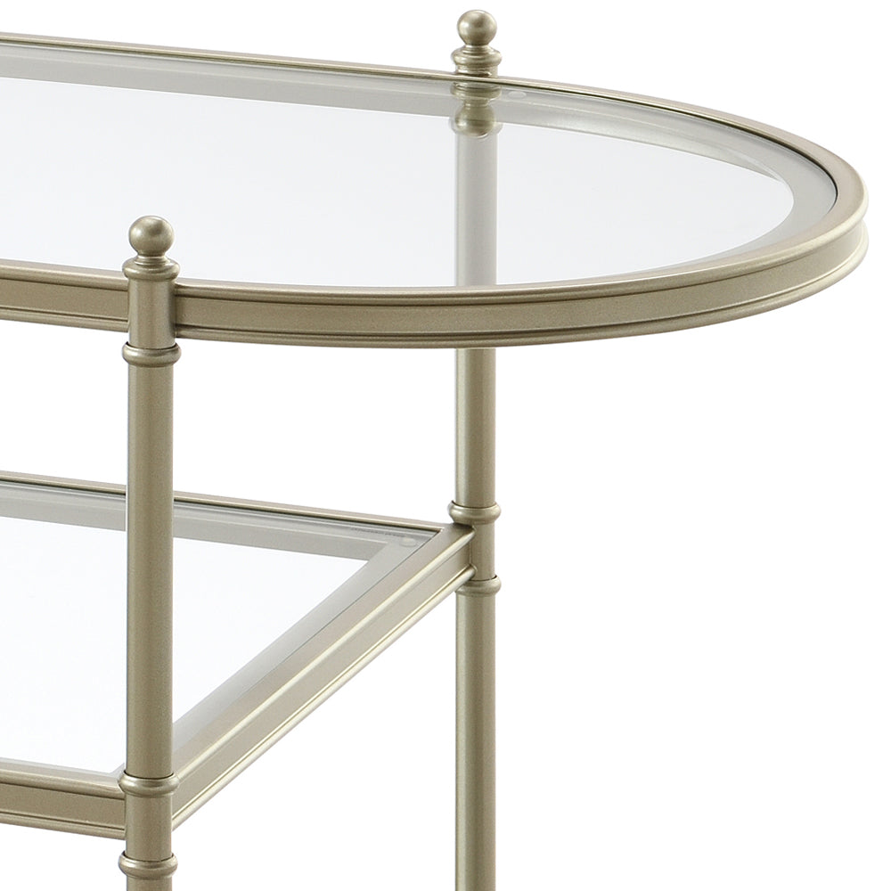 Zaba Silver Tv Stand - Ornate Home