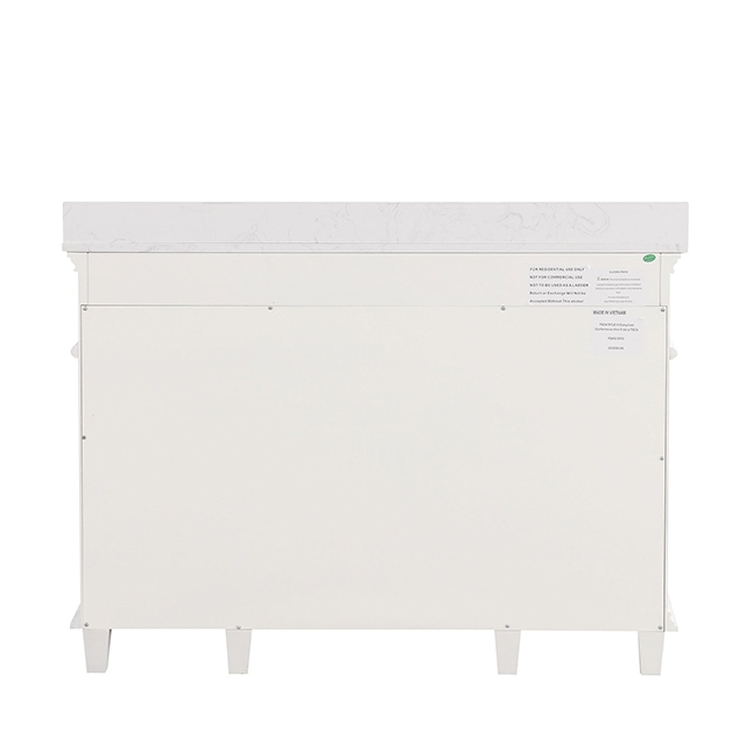 Zadar White Vanity Set - Ornate Home