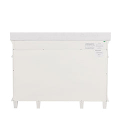 Zadar White Vanity Set - Ornate Home