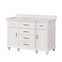 Zadar White Vanity Set - Ornate Home