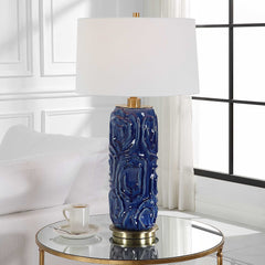 Zade Blue Table Lamp - Ornate Home
