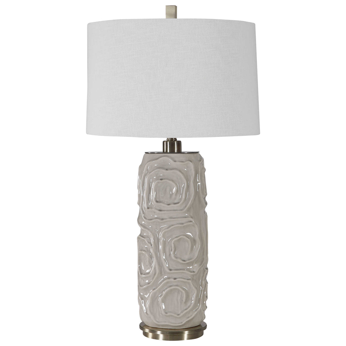 Zade Warm Gray Table Lamp - Ornate Home