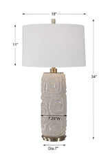 Zade Warm Gray Table Lamp - Ornate Home