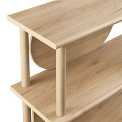 Zadie Light Oak 55 Inch Console Table - Ornate Home