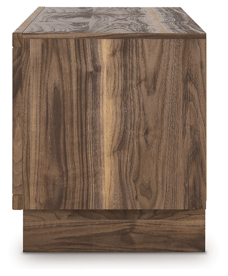 Zadilyn Brown 72" TV Stand with Electric Fireplace - Ornate Home