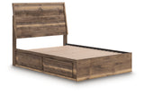 Zadilyn Brown Full Panel Bed with Storage - Ornate Home