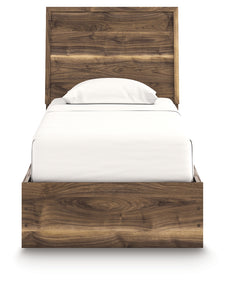 Zadilyn Brown Twin Panel Bed - Ornate Home