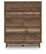 Zadilyn Brown Wide Chest of Drawers (Online Special Price) - Ornate Home