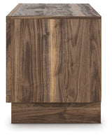 Zadilyn Brown XL TV Stand w/Fireplace Option (Online Special Price) - Ornate Home