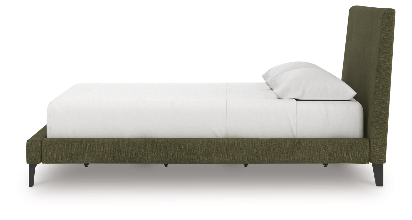 Zadilyn Sage Green California King Upholstered Bed with Roll Slats (Online Special Price) - Ornate Home