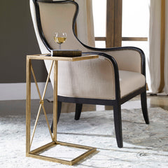 Zafina Gold Accent Table - Ornate Home