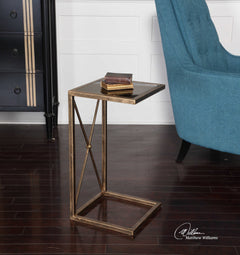 Zafina Gold Accent Table - Ornate Home