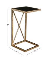 Zafina Gold Accent Table - Ornate Home