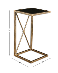 Zafina Gold Accent Table - Ornate Home