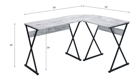 Zafiri Antique White Writing Desk - Ornate Home