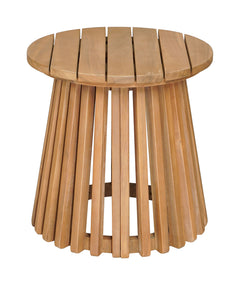 Zahara Natural Outdoor Side Table - Ornate Home