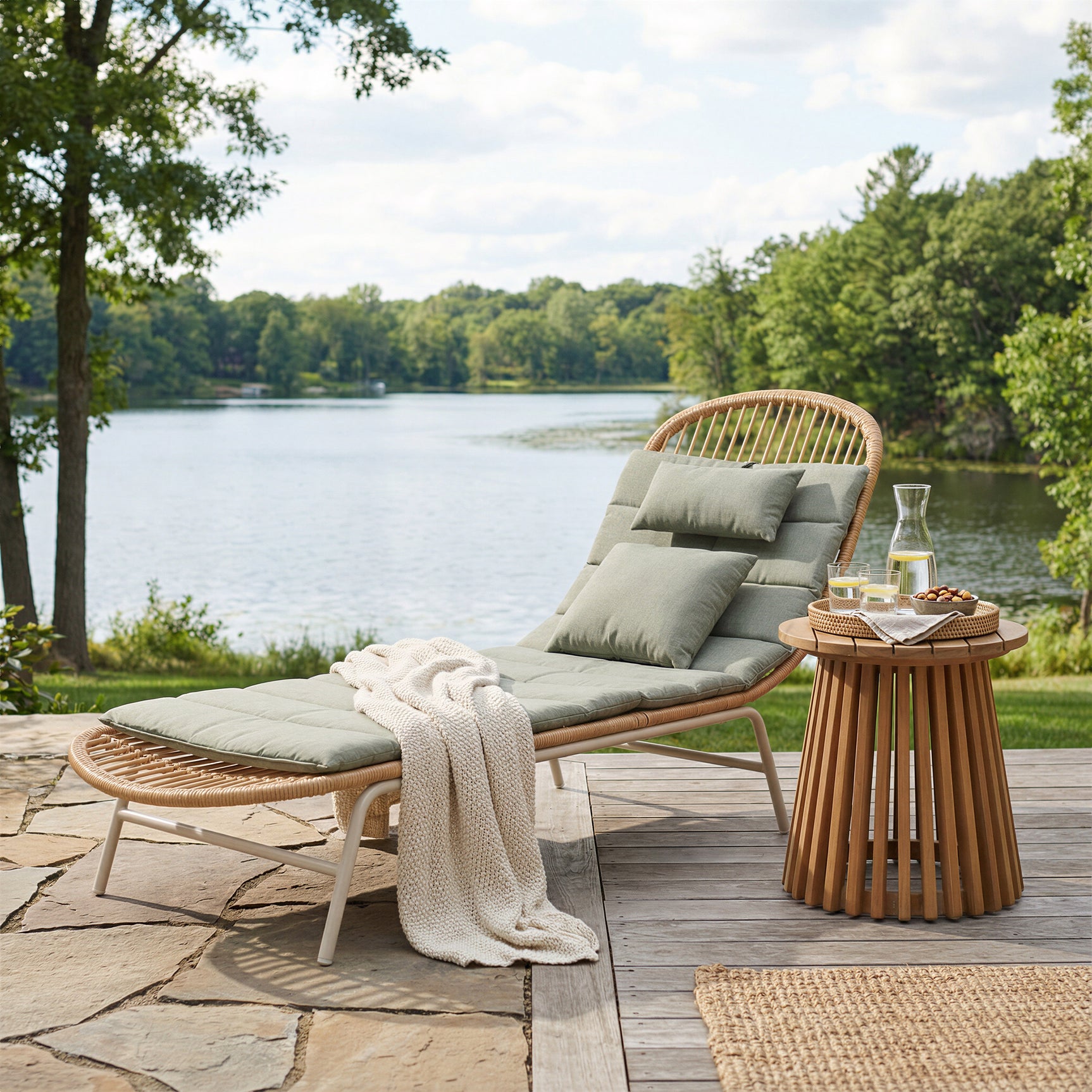 Zahara Natural Side Table