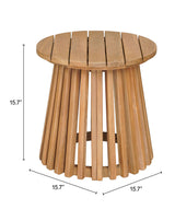 Zahara Natural Side Table