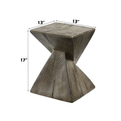 Zahi Oak Accent Table - Ornate Home