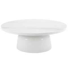 Zaid White Coffee Table - Ornate Home