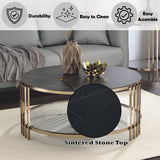 Zaidee Champagne Coffee Table - Ornate Home