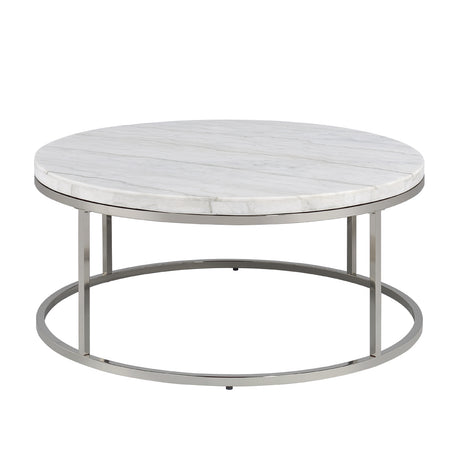 Zaidee Coffee Table W/Marble - Ornate Home